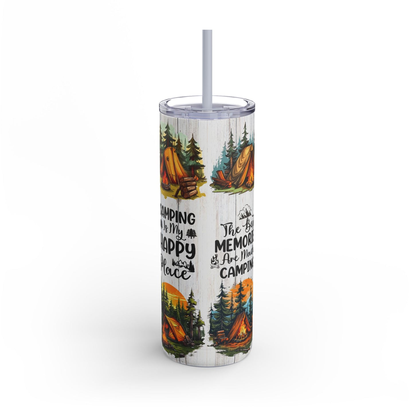 Camping Memories" 20 OZ Stainless Steel Tumbler