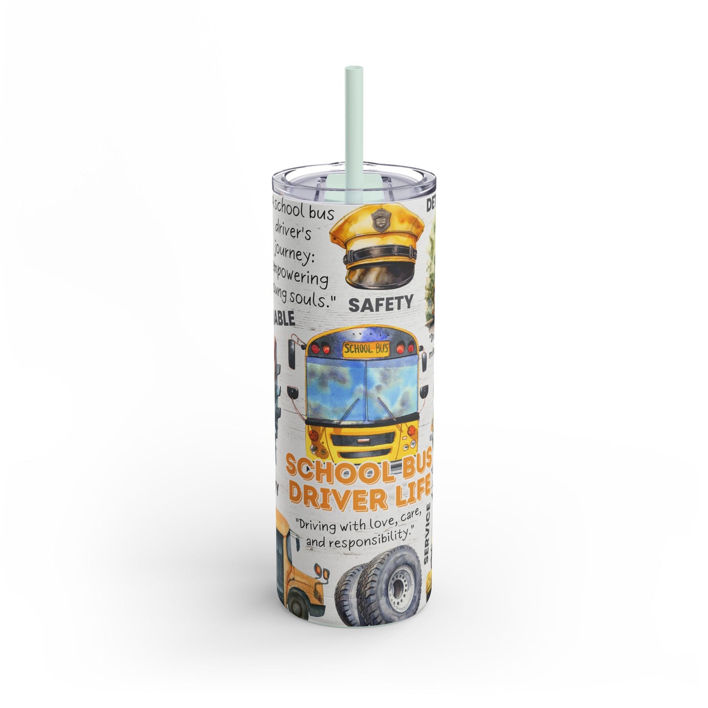 School Bus Driver Life" 20 OZ Stainless Steel Tumbler