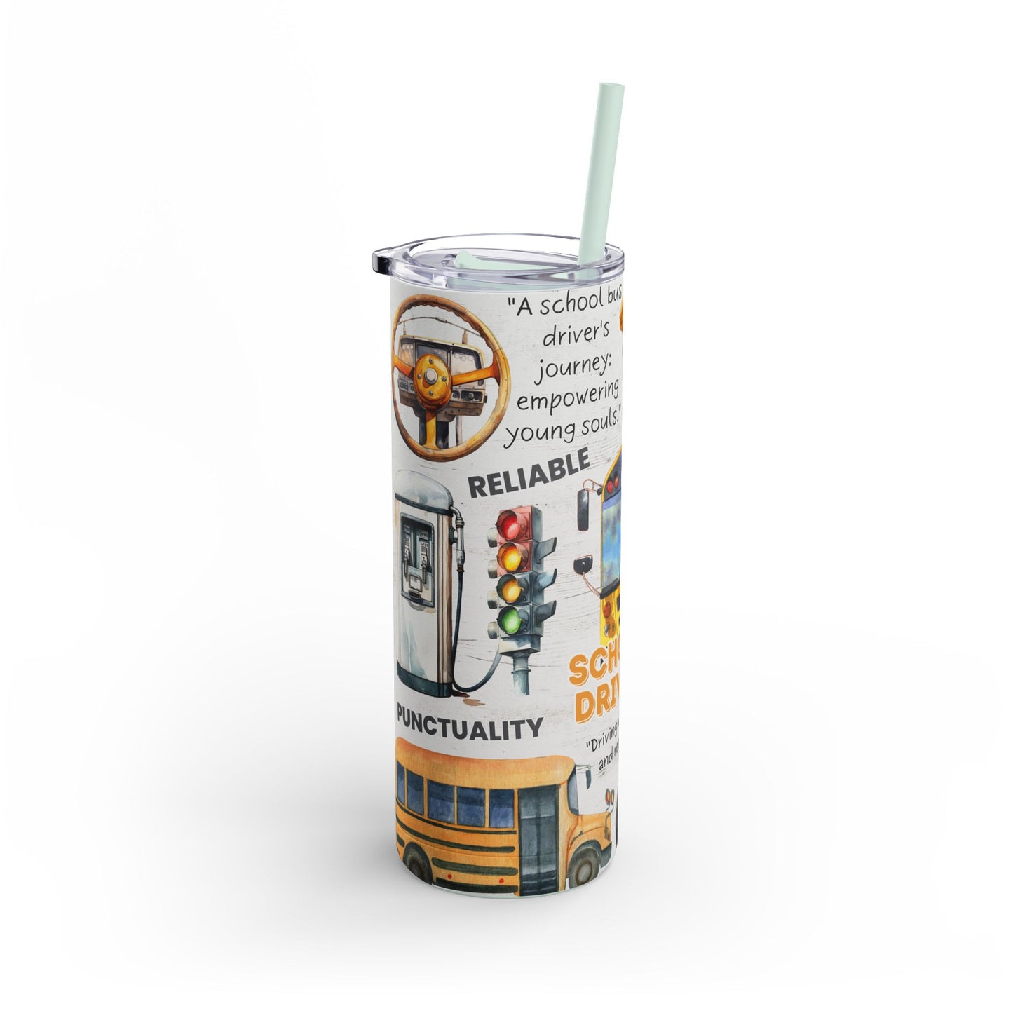 School Bus Driver Life" 20 OZ Stainless Steel Tumbler