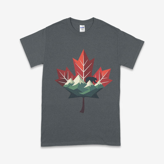 Canada EH! – Maple Leaf & Mountain Bear Design