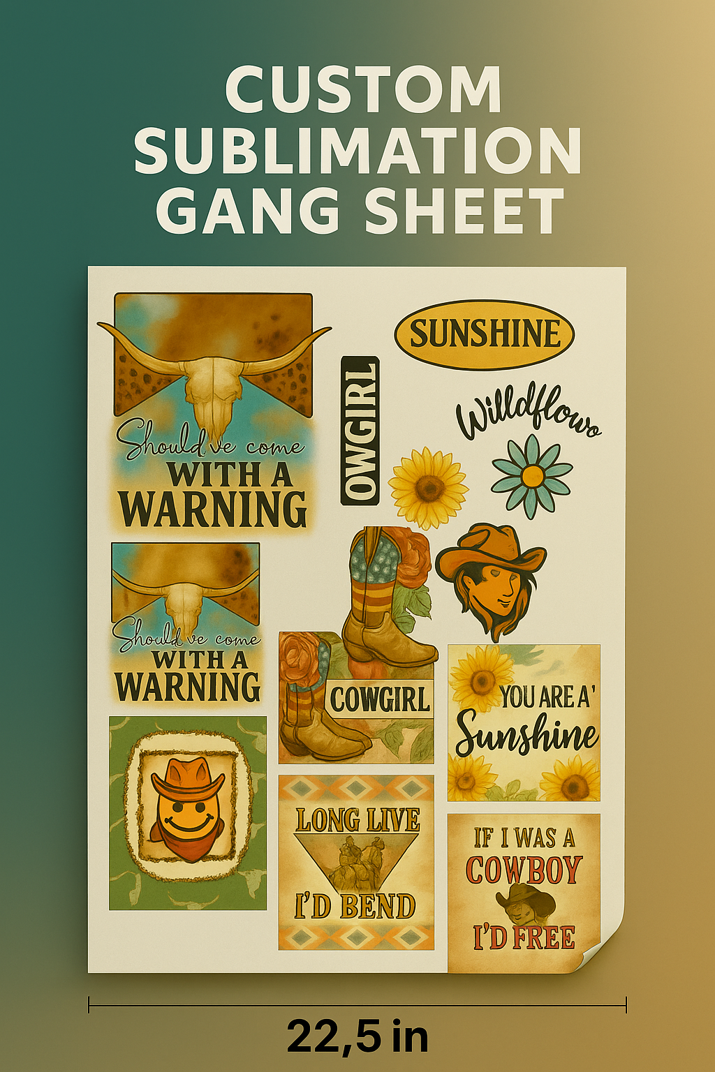Custom Sublimation Printing – Gang Sheets & Individual Prints
