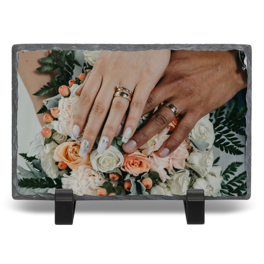 Custom 7.5×5.5 Sublimation Photo Rock Slate – Portrait or Landscape