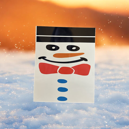 Snowman Sign - 8X10 Aluminum Sign