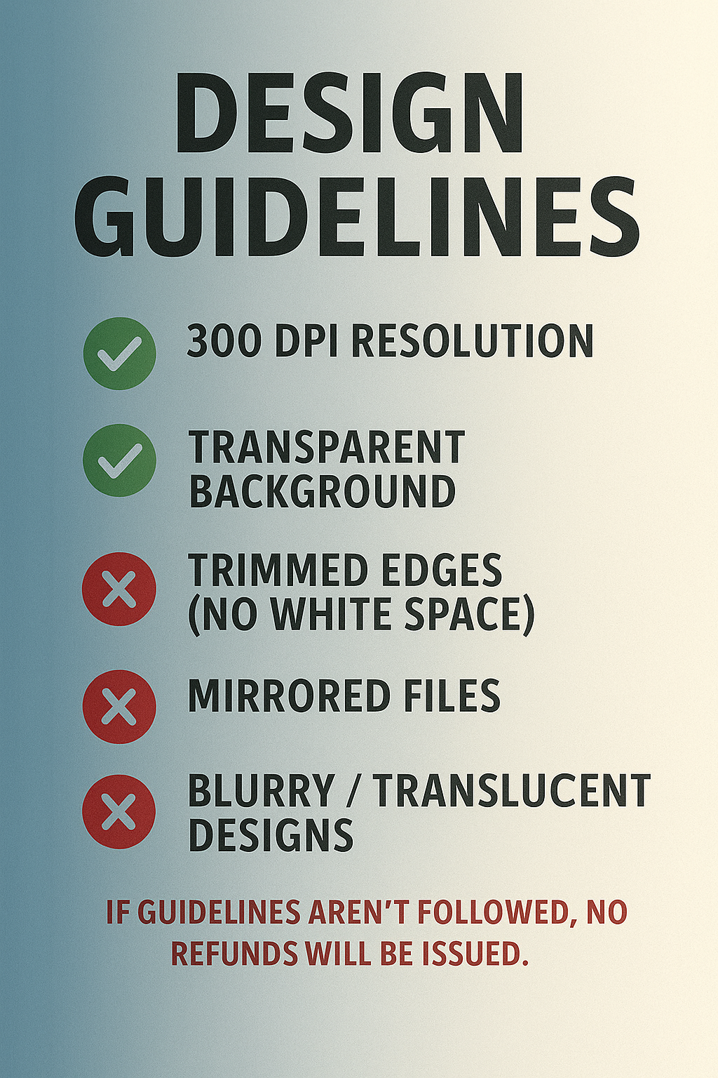 4-Day Custom DTF Build Your Own Gang Sheet 22.5" Wide