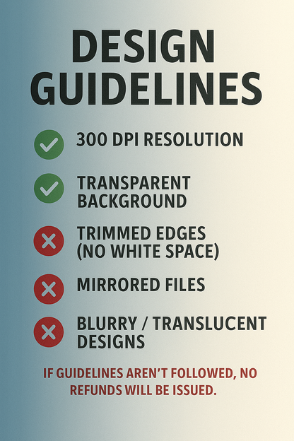 3-Day Custom DTF Build Your Own Gang Sheet 11.5" Wide