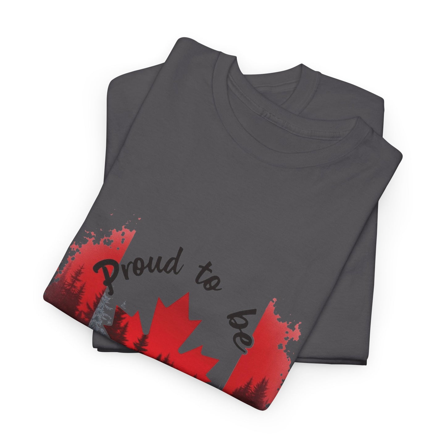 Proud to be Canadian T-Shirt – Bold Maple Leaf Design