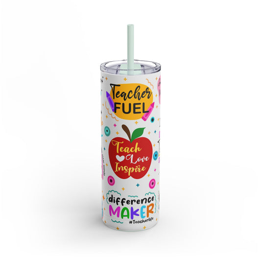 Teacher Fuel" 20 OZ Stainless Steel Tumbler