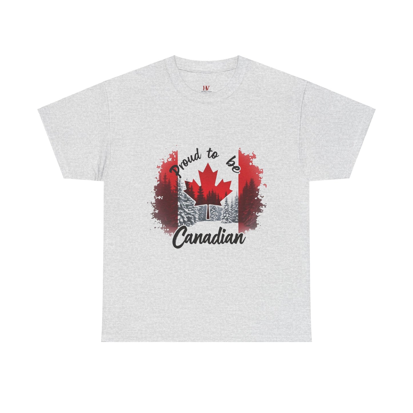 Proud to be Canadian T-Shirt – Bold Maple Leaf Design