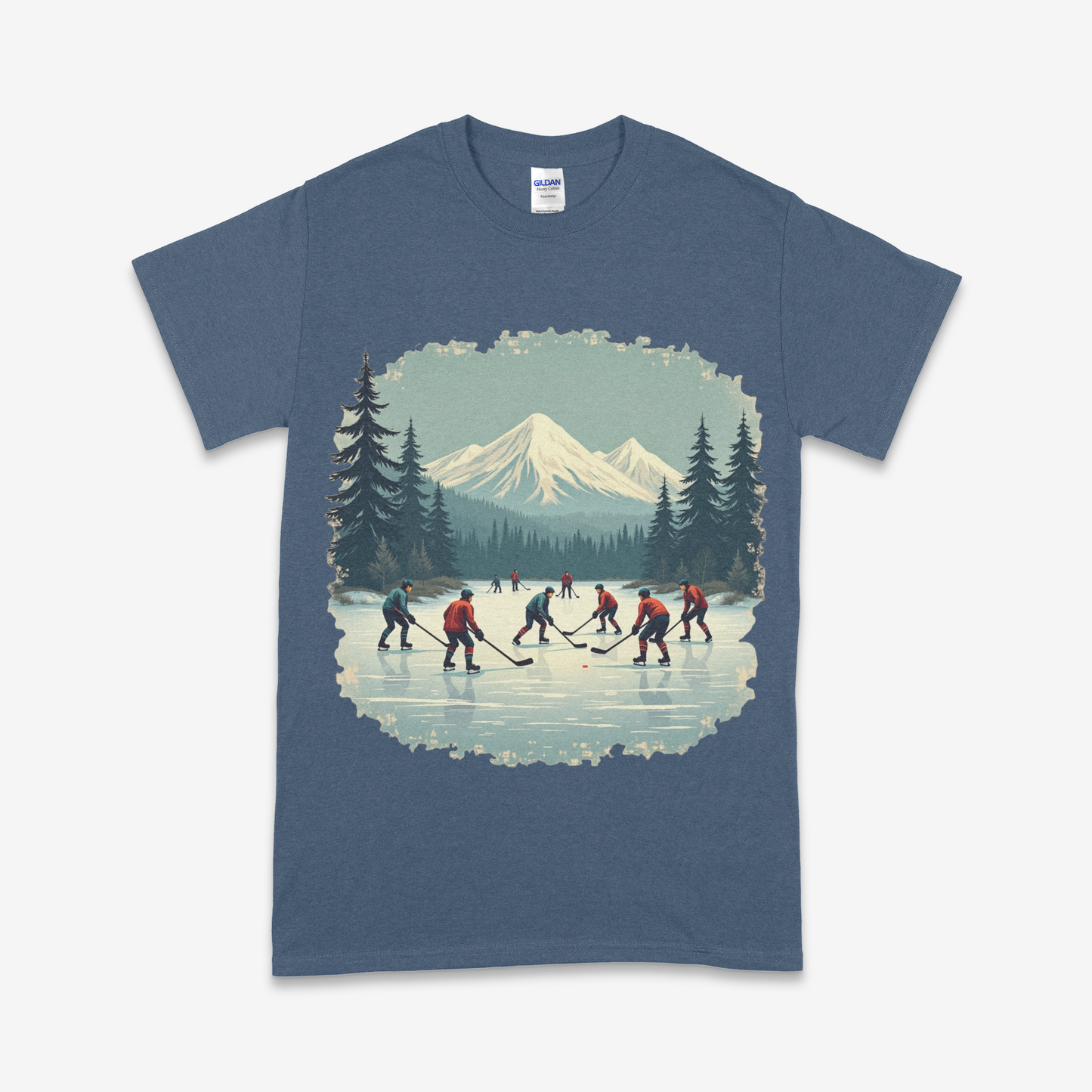 'Vintage Pond Hockey' T-Shirt