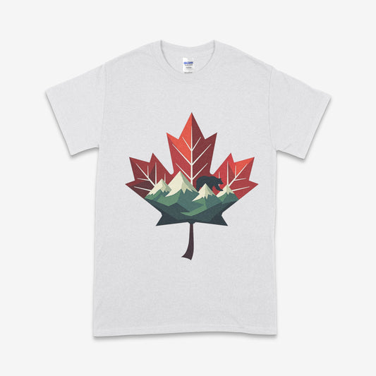Canada EH! – Maple Leaf & Mountain Bear Design