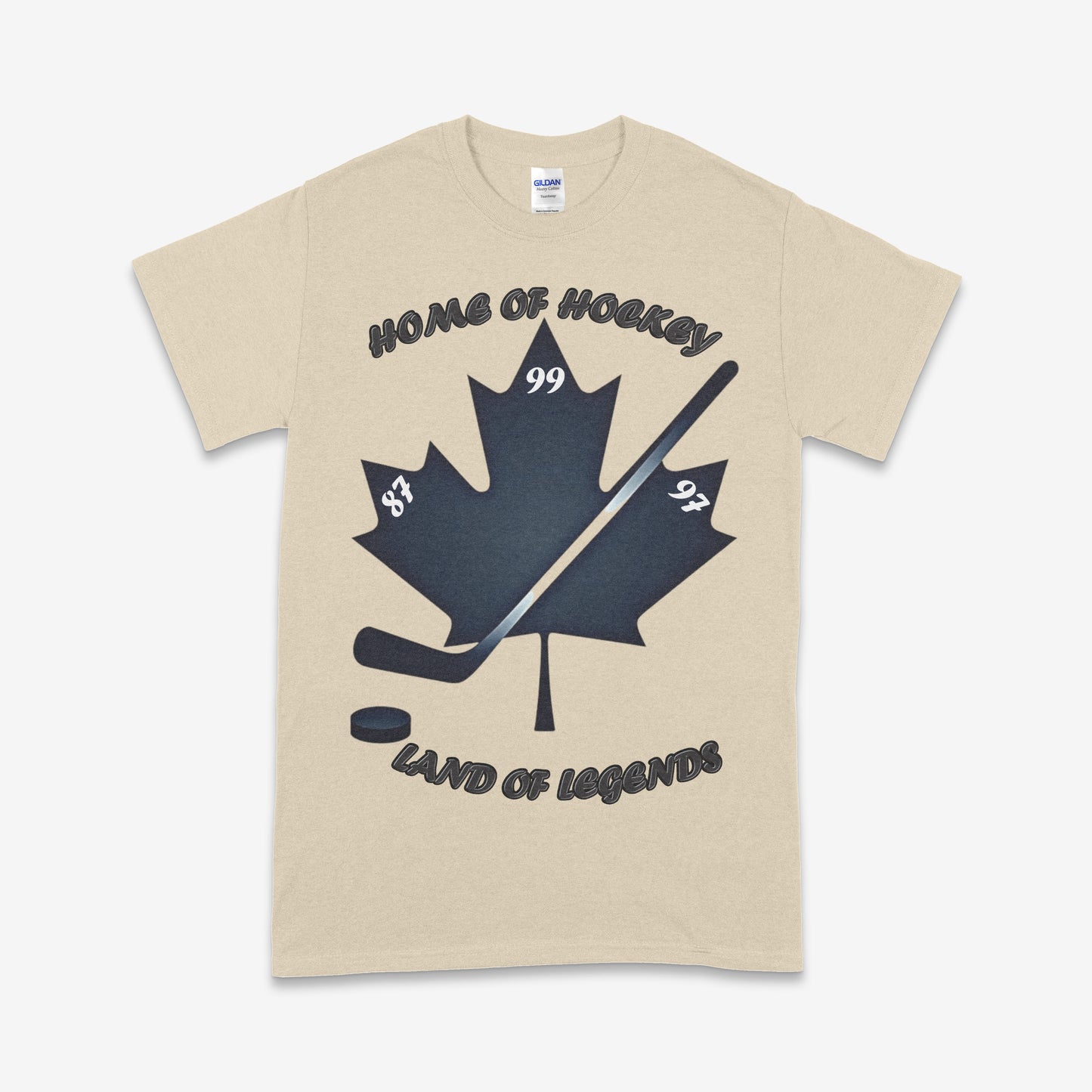 Home of Hockey, Land of Legends T-Shirt – Canadian Hockey Tribute Tee