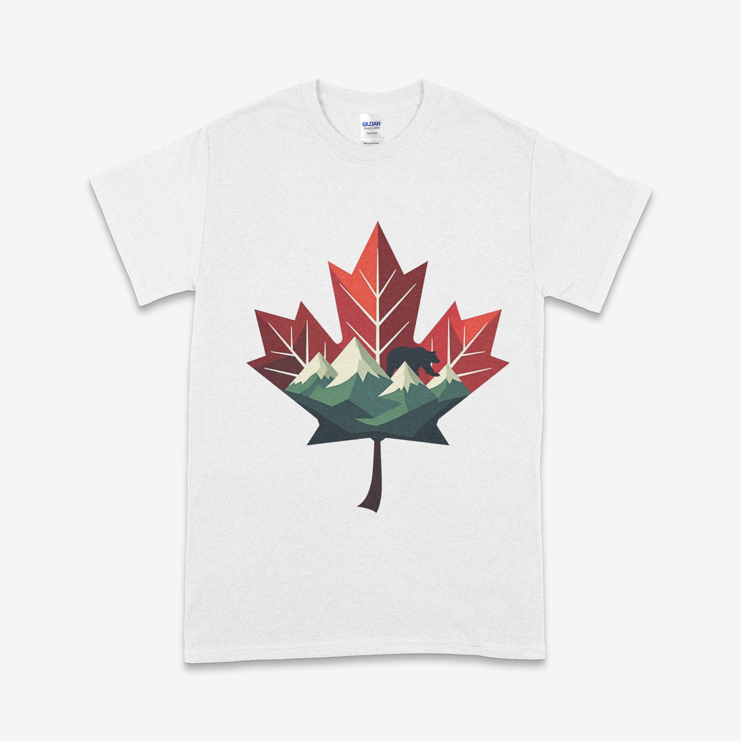Canada EH! – Maple Leaf & Mountain Bear Design
