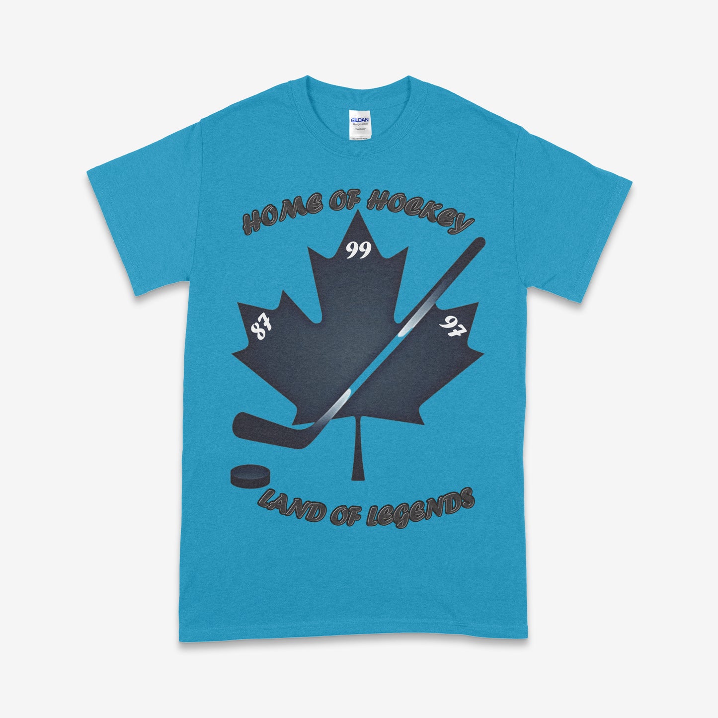 Home of Hockey, Land of Legends T-Shirt – Canadian Hockey Tribute Tee