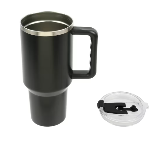 Custom UV DTF 40 OZ Tumbler with Handle and Straw – Personalized, Durable, and Eye-Catching