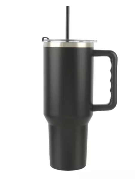 Custom UV DTF 40 OZ Tumbler with Handle and Straw – Personalized, Durable, and Eye-Catching
