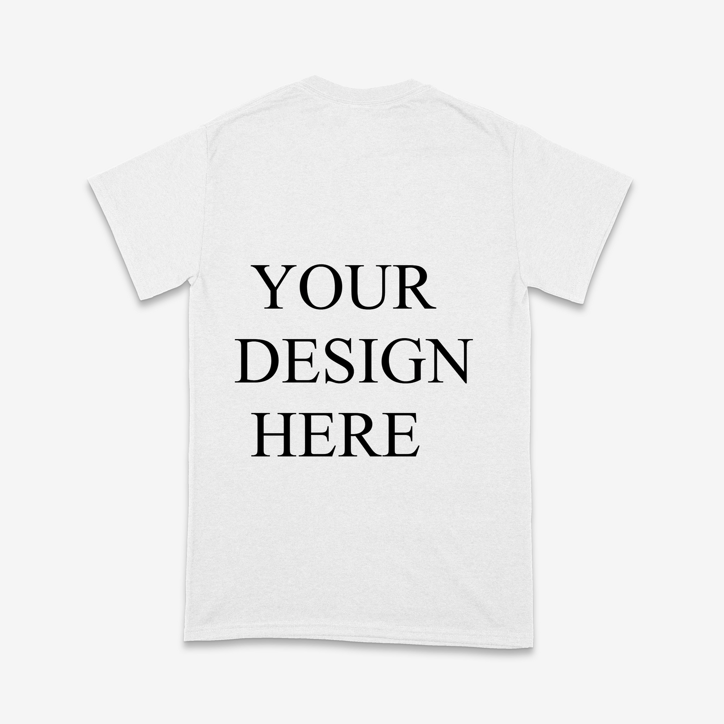 Custom White T-shirt G5000