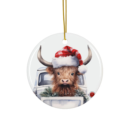 Christmas  Ornament Set  'Goat, Pig,Chicken and Cow'