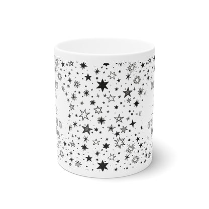 Heartwarming 'Dad to Grandpa' Mug – Sublimation Design Featuring the Quote 'Only the Best Dads Get Promoted to Grandpa,' Surrounded by Star Accents, Perfect for Celebrating Fatherhood and Grandfatherhood